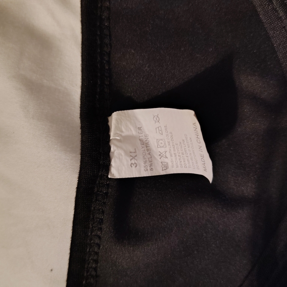 Black Graphic T-Shirt with Blue and Pink Text - Picture 2 of 2